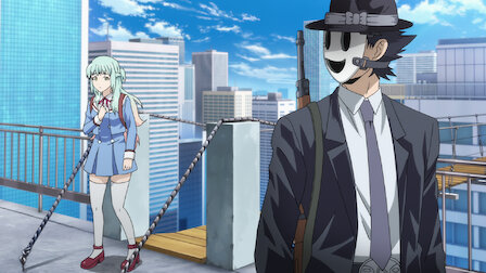 2373744 - safe, derpibooru import, anime, blood, clothes, exploitable meme,  high rise invasion, high-rise invasion, image, maid, maid mask (character),  make it happen, mask, mayuko nise (character), meme, png, smiling mask,  weapon,